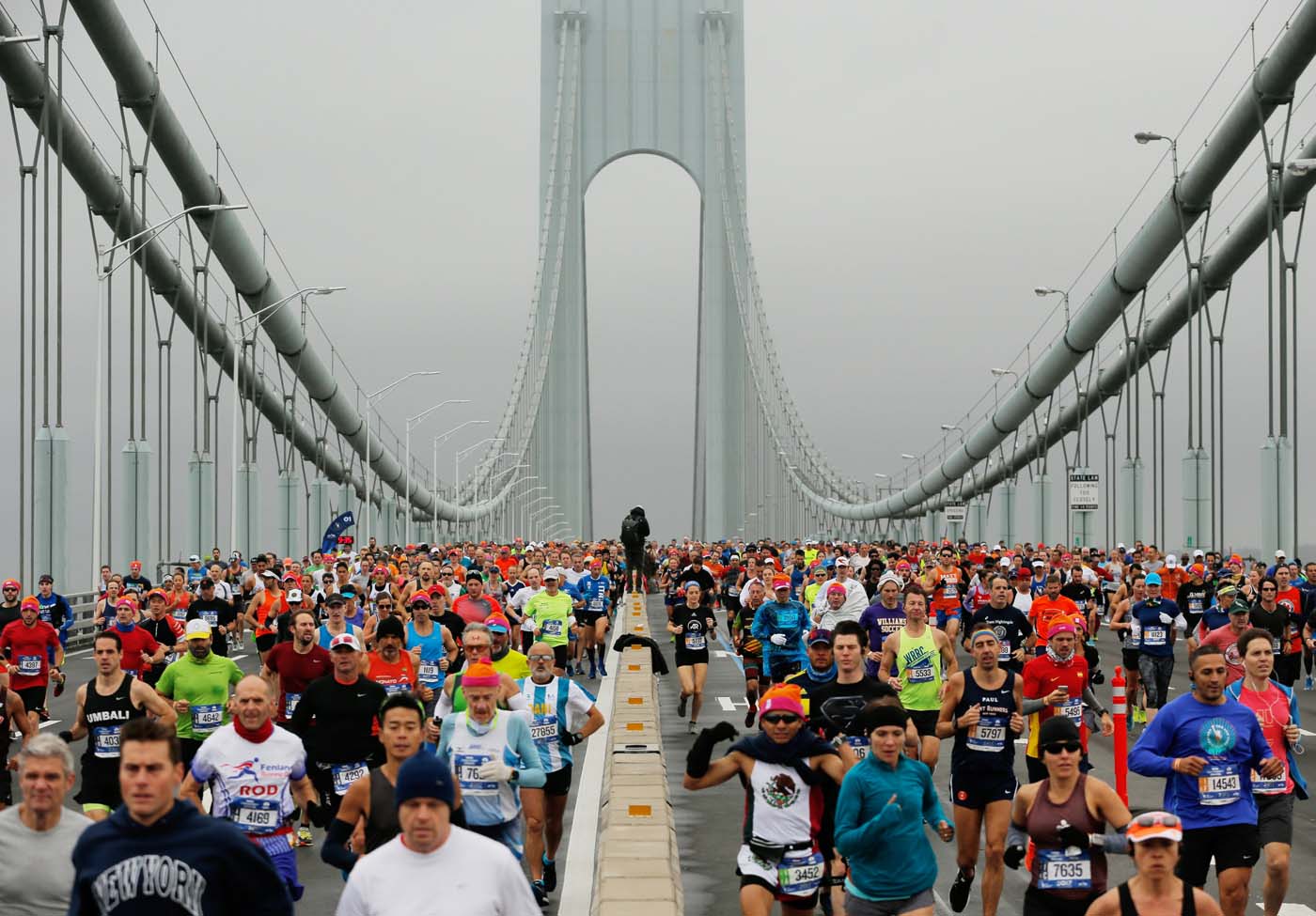 Maratón de Nueva York arranca bajo medidas de seguridad, a cinco días del atentado (fotos)