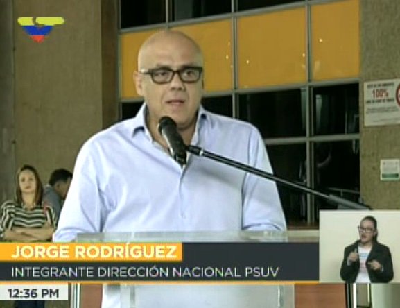 Jorge Rodríguez pide al CNE tomar acciones contra partidos que atenten contra el derecho al voto