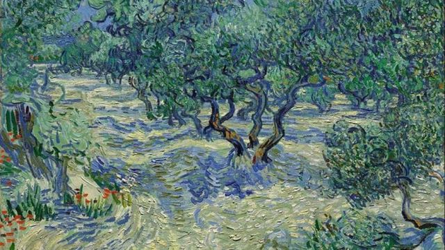'Los olivos', obra del pintor neerlandés Vincent van Gogh. AP