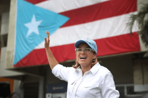 La alcaldesa de San Juan de Puerto Rico desea a Trump y su esposa que se recuperen
