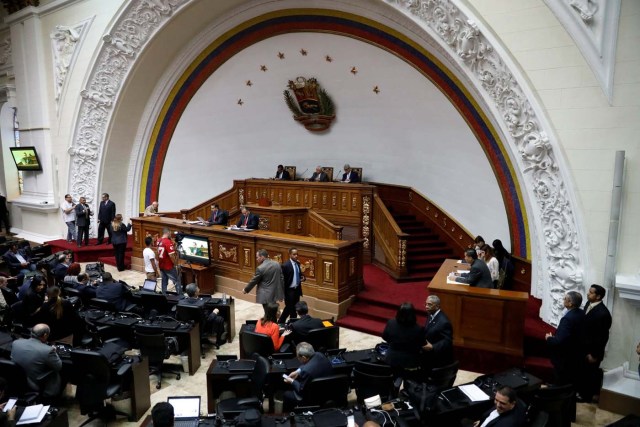 A general view of Venezuela's National Assembly during a session in Caracas, Venezuela, January 9, 2018. REUTERS/Marco Bello