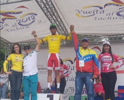Pedro Gutiérrez mantiene liderato tras quinta etapa de la Vuelta al Táchira