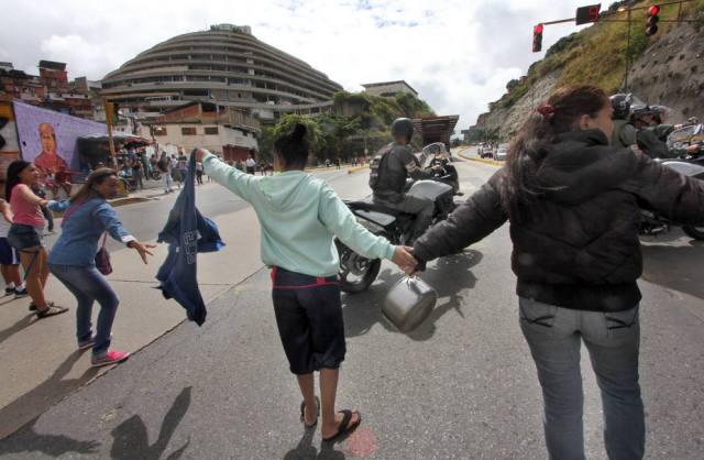 Foto: Protesta en Roca Tarpeya en Caracas / Yhimy Gutierrez