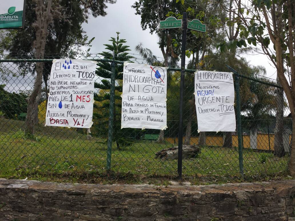 Vecinos denuncian la ineficiencia de Hidrocapital: Más de 60 días sin agua en Altos de Monterrey