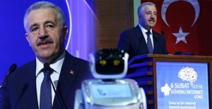 Un robot se encargó de interrumpir y fastidiar al ministro de Comunicaciones de Turquía