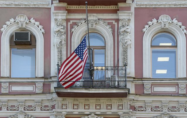 Así salió la delegación diplomática estadounidense de Rusia (FOTOS)