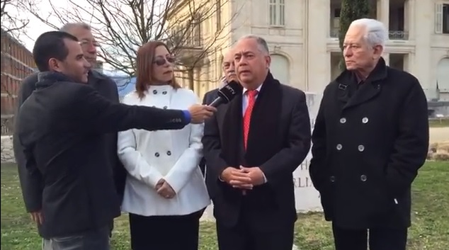 Rebotaron a constituyentes de la reunión de la UIP en Suiza y declaran desde la calle (video)