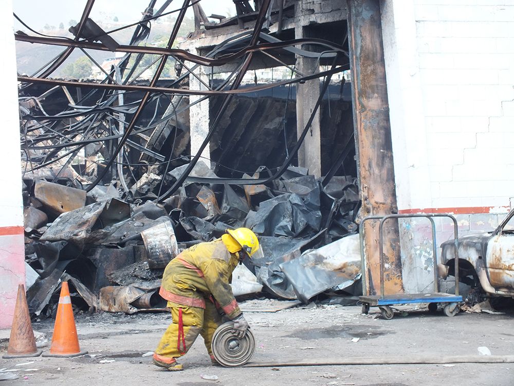 Pérdidas millonarias dejó el incendio de Corpomiranda