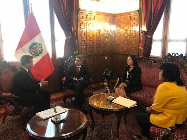 Parlamento Amazónico entregó a Congreso de Perú acuerdo en rechazo a creación del Arco Minero. Foto NDP