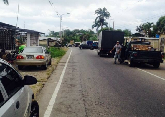 Foto:Protesta en Trujillo por falta de gas doméstico y agua / Vente Venezuela