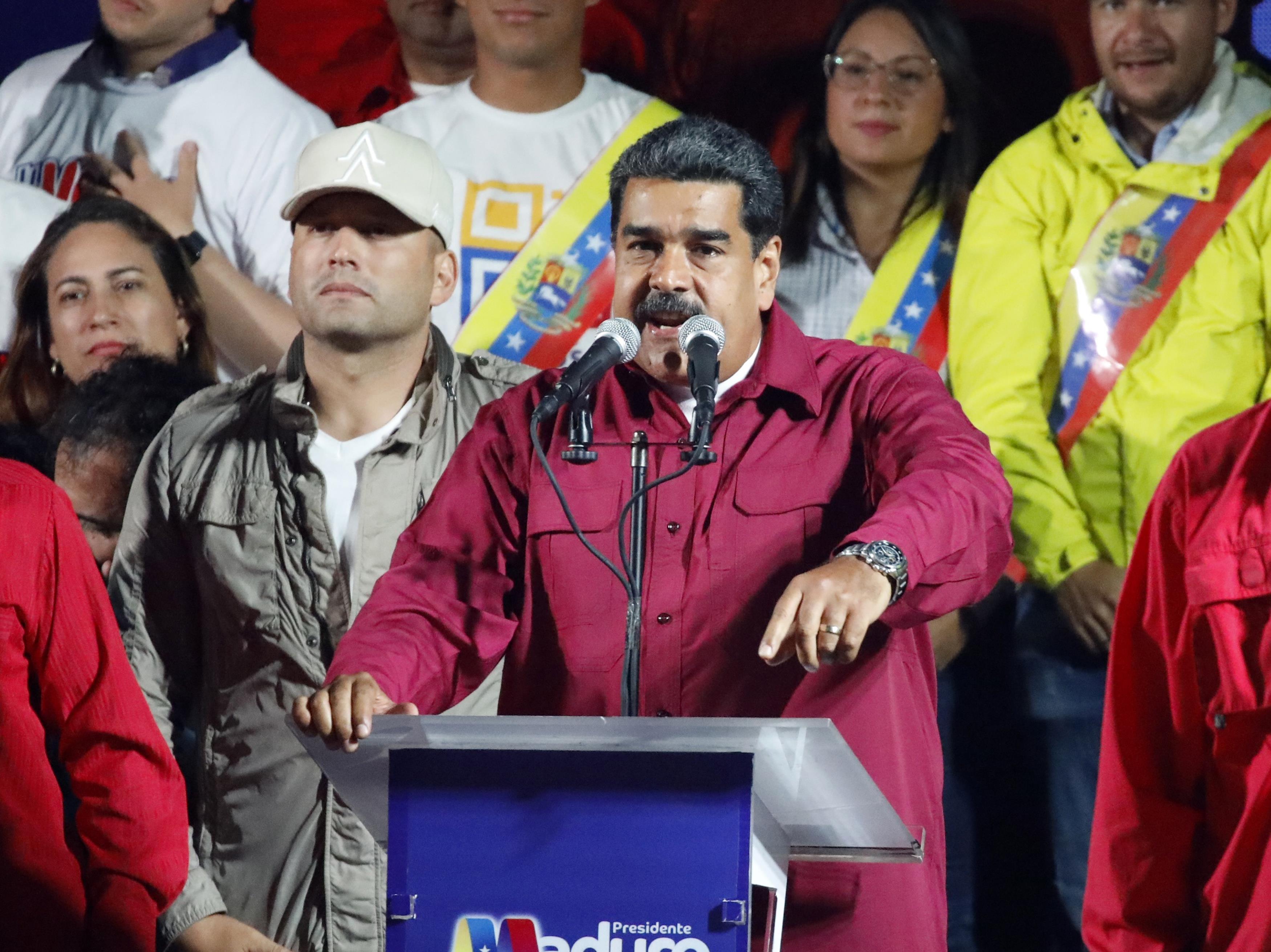 Maduro celebra su reelección con “récord histórico”