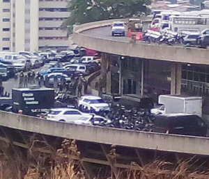 En Fotos: Fuerte presencia de cuerpos de seguridad del Estado en el Helicoide #17May