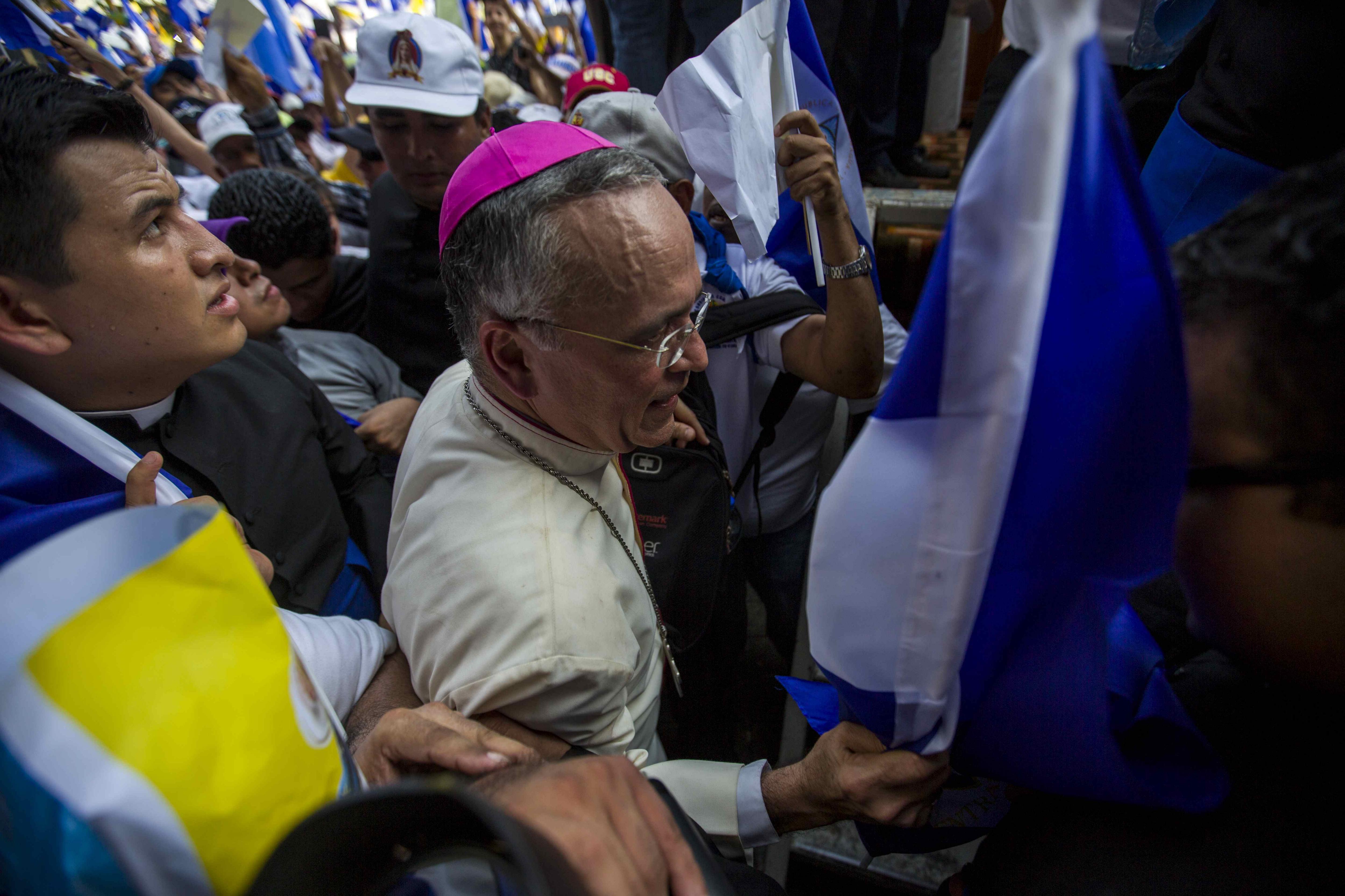 Obispo de Nicaragua pide públicamente el apoyo al paro nacional del jueves