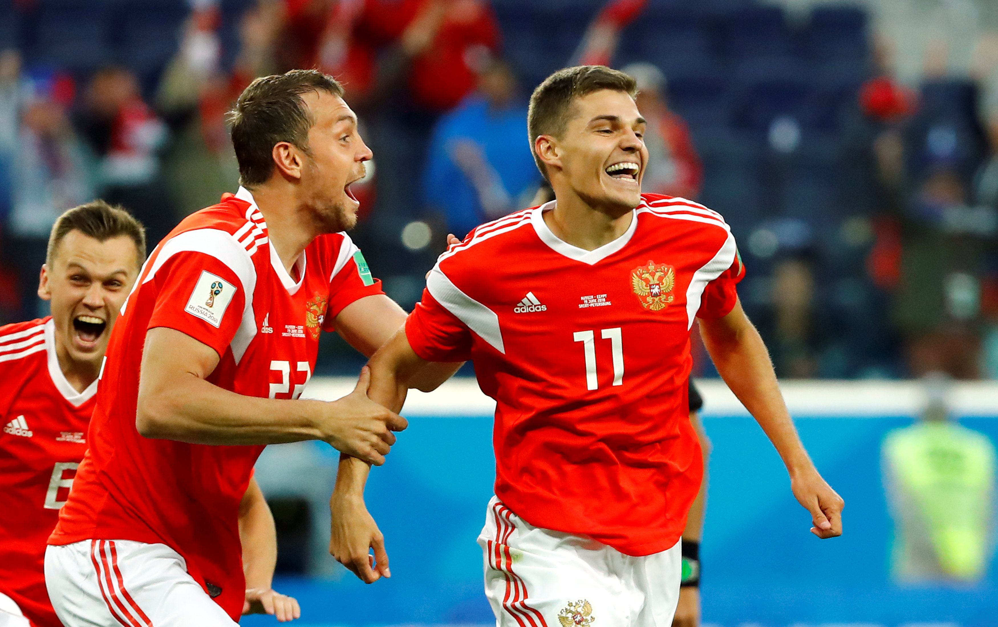 En FOTOS: Rusia dio la campanada al despachar a Egipto en el Mundial #Rusia2018