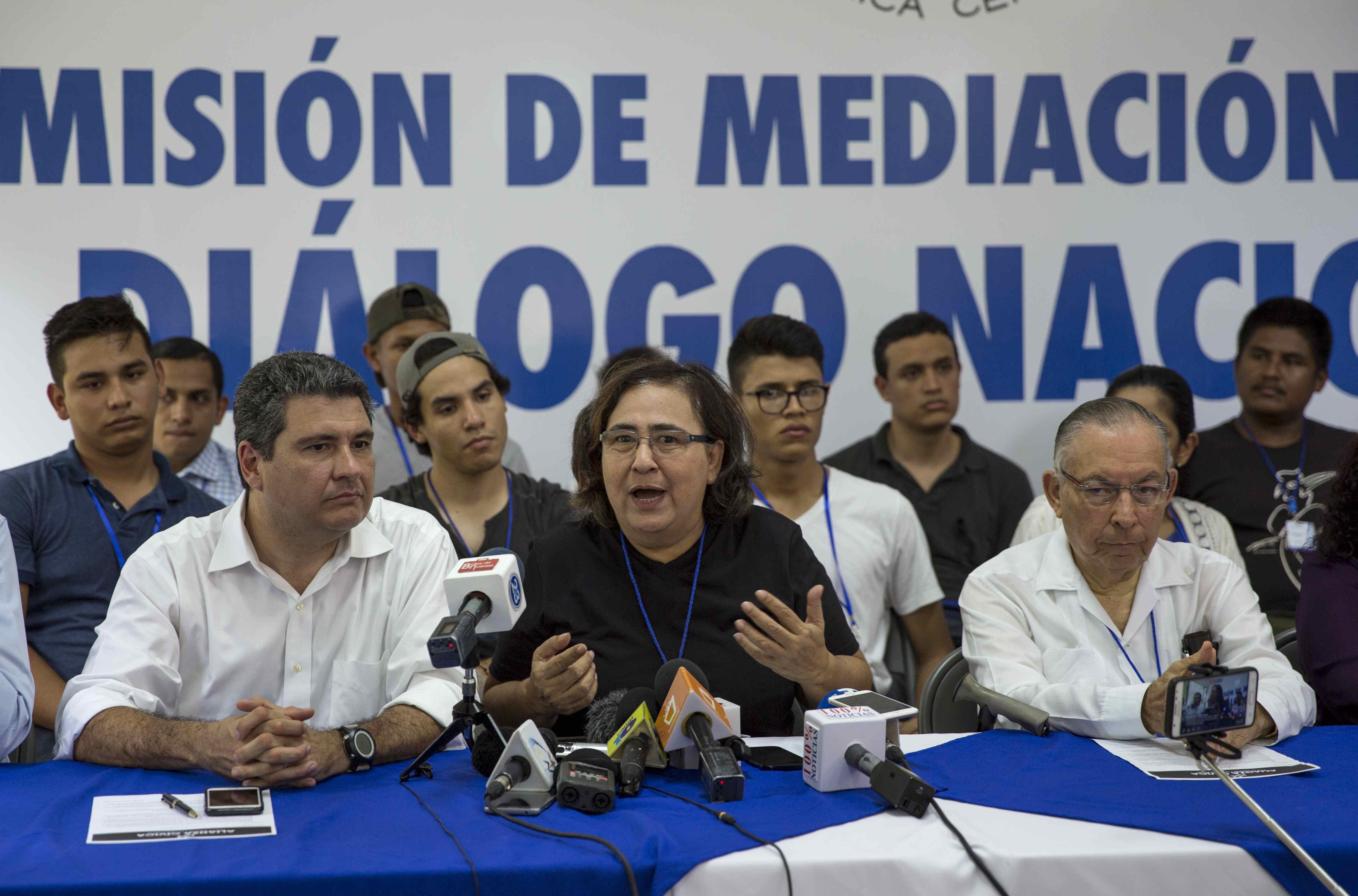 Condicionan cumplimientos de acuerdos para seguir con diálogo en Nicaragua