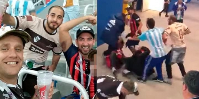 Identifican y piden deportación de argentinos que agredieron a croatas en Mundial (Video)