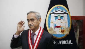 El presidente de la Corte Suprema peruana cae por escándalo de audios