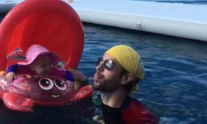 Enrique Iglesias presume de su hija Lucy en un video