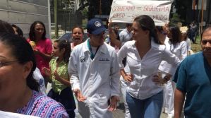 María Corina Machado recorre Caracas en apoyo a los trabajadores de la salud #23Jul