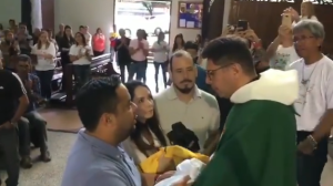 En San Cristóbal ofrecieron una misa por la libertad de Juan Requesens (video)