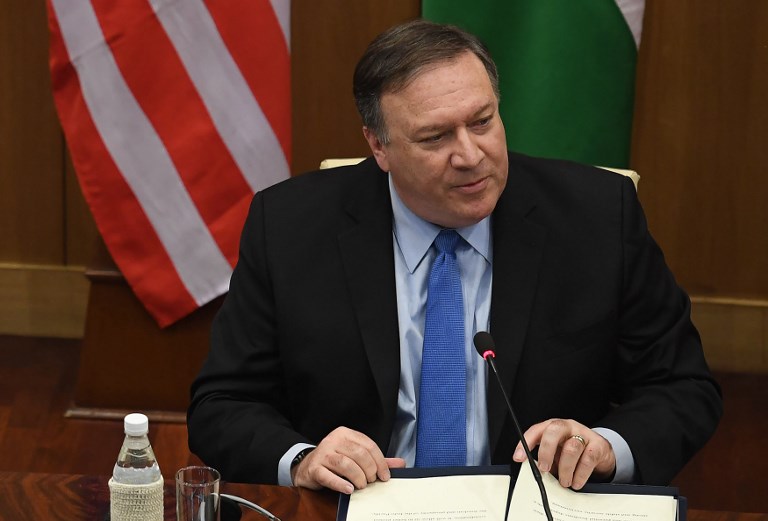 Pompeo niega ser el autor de artículo anónimo sobre movimiento contra Trump