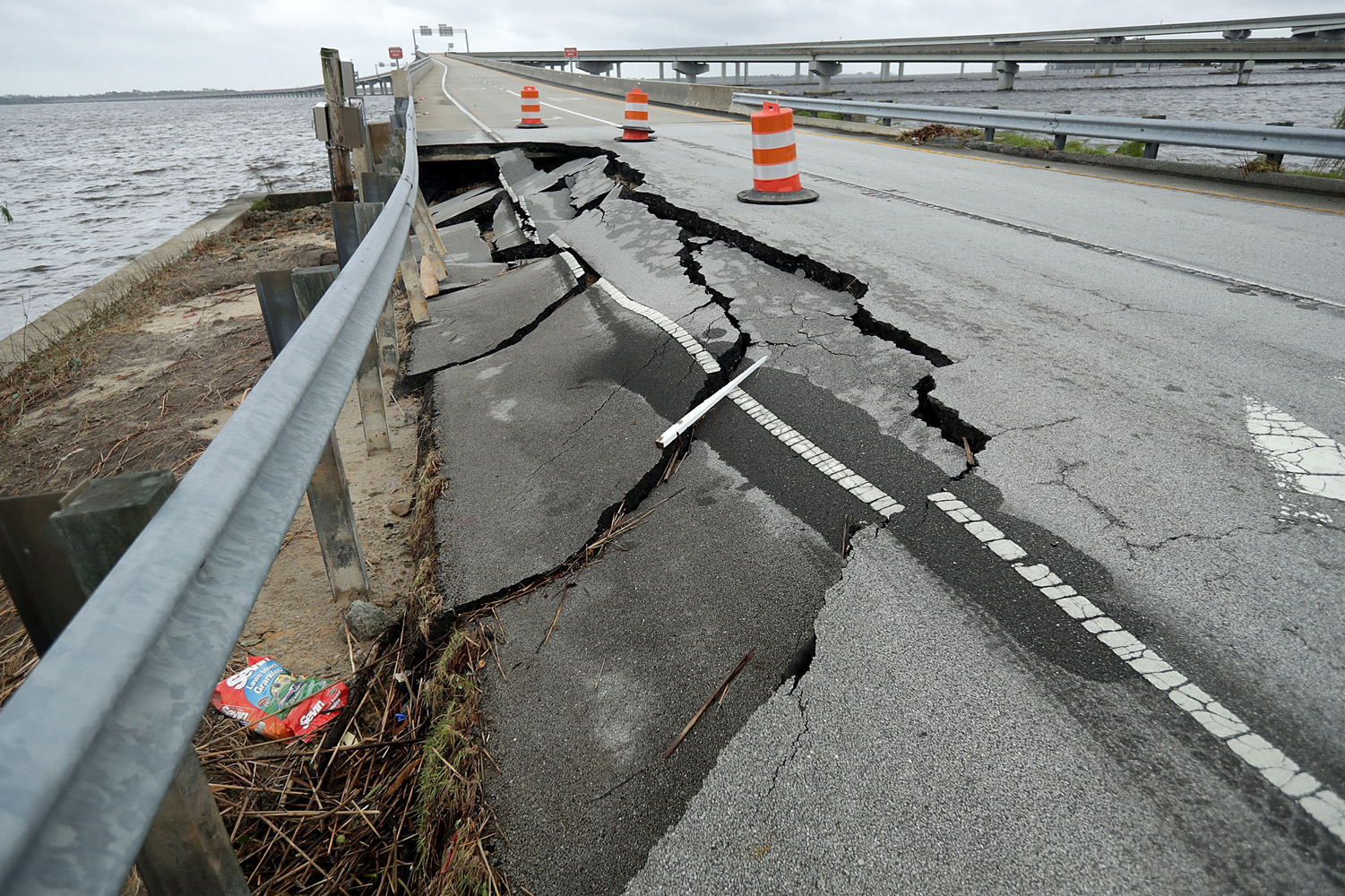 En imágenes: La destrucción tras el paso del huracán Florence