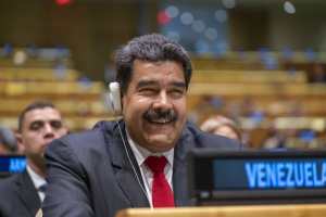 Ante una sala prácticamente vacía habló Maduro en la Asamblea General de la ONU (Fotos y video)