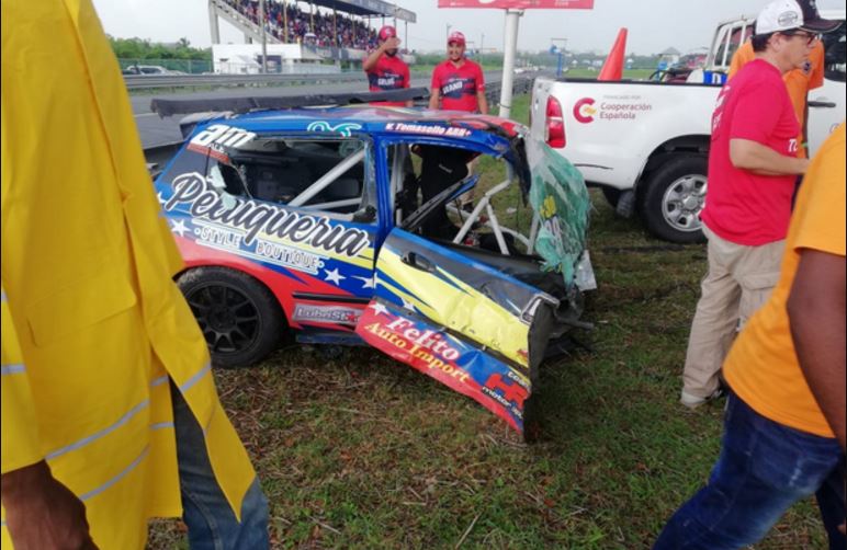 EN VIDEO: Piloto de carreras venezolana se recupera tras terrible accidente