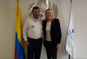 Ortega Díaz conversó con el Defensor del Pueblo de Colombia sobre crisis de refugiados venezolanos