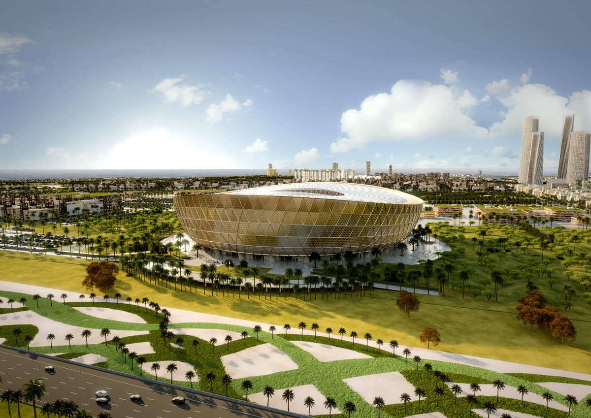 Catar reveló el diseño del estadio de la final del Mundial de 2022 (Fotos)