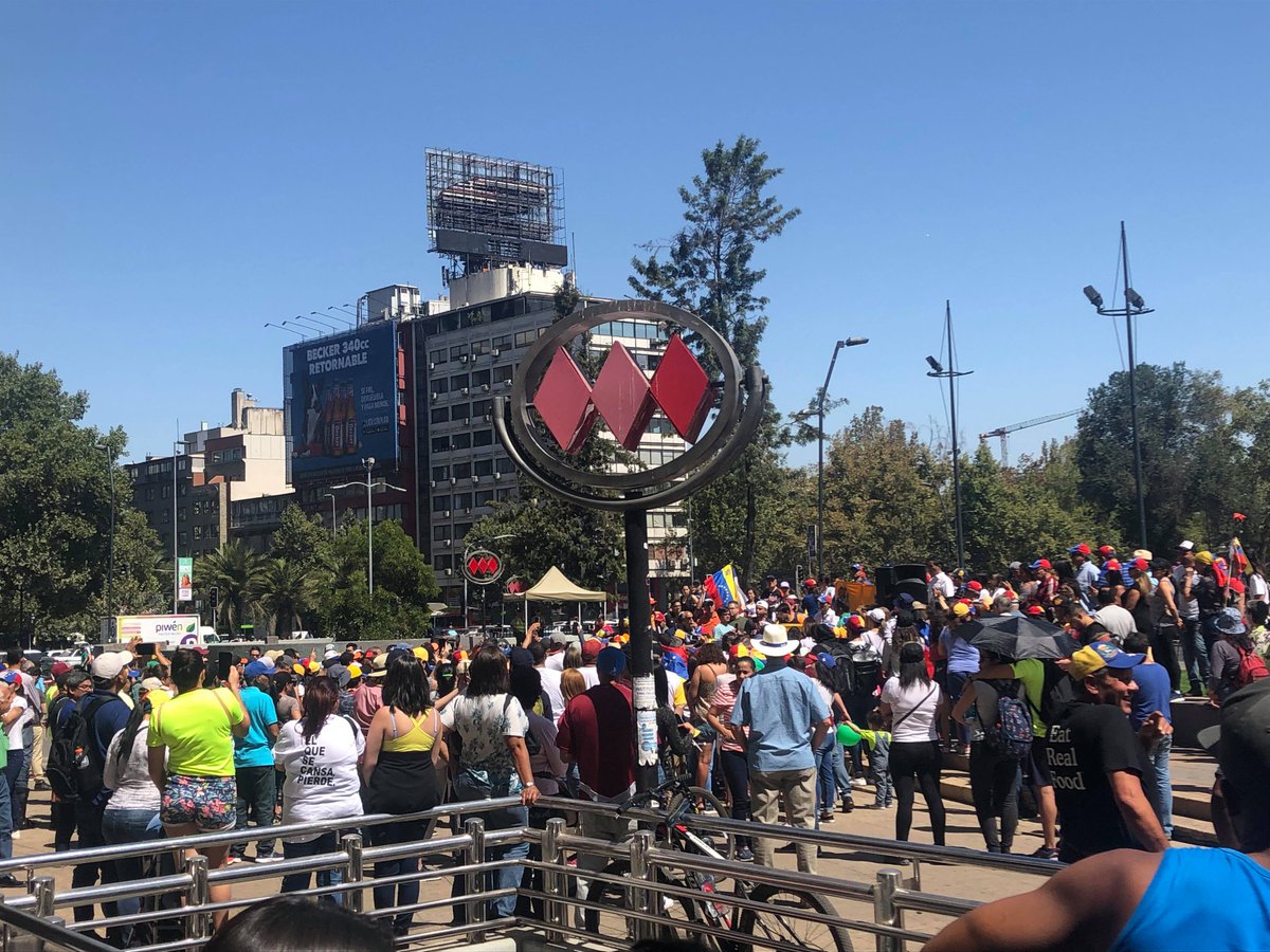Venezolanos en Chile participaron en un cabildo abierto para la transición (fotos)