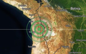 Un sismo de magnitud 5 sacude dos regiones en el norte de Chile