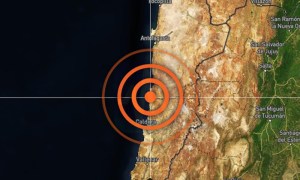 Temblor de magnitud 5,5 Richter sacude dos regiones del norte de Chile