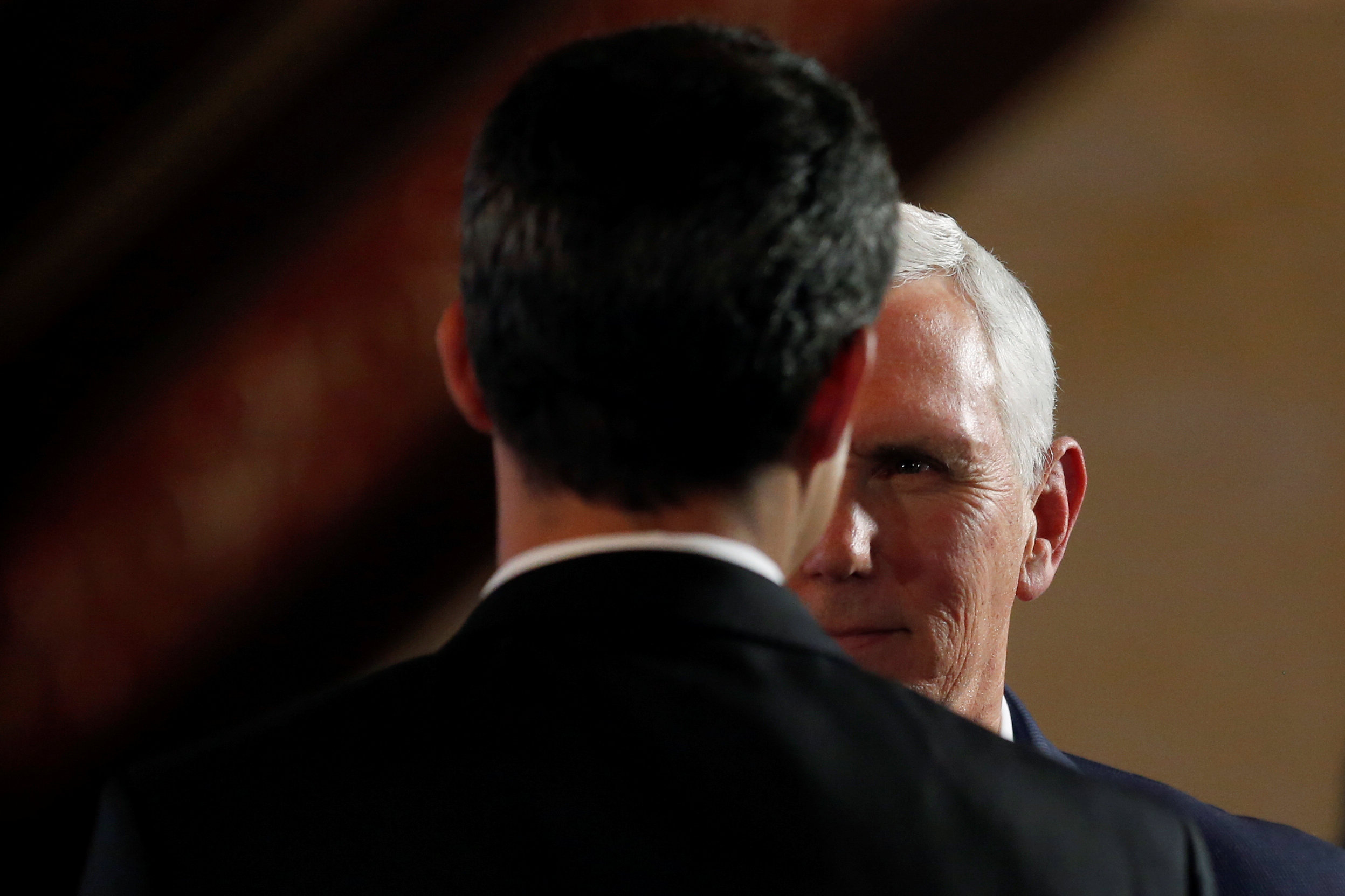 LAS IMÁGENES: El encuentro de Mike Pence y Guaidó en la reunión del Grupo de Lima