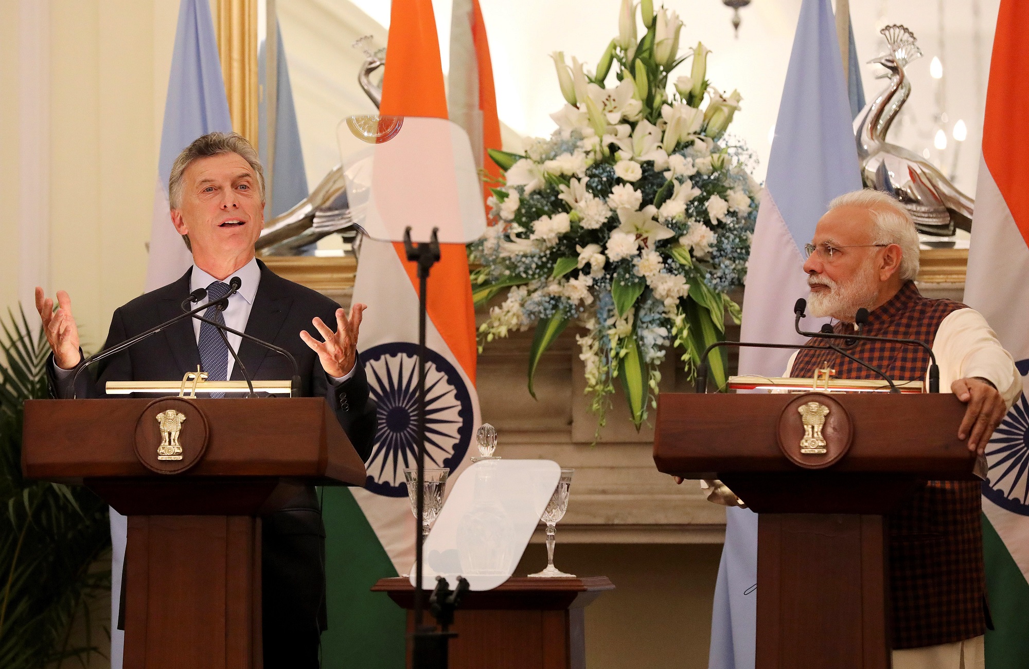 Argentina espera que la India corte la financiación al régimen chavista