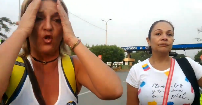 Dos venezolanas relatan lo ocurrido en el Puente Internacional Simón Bolívar #23Feb (VIDEO)
