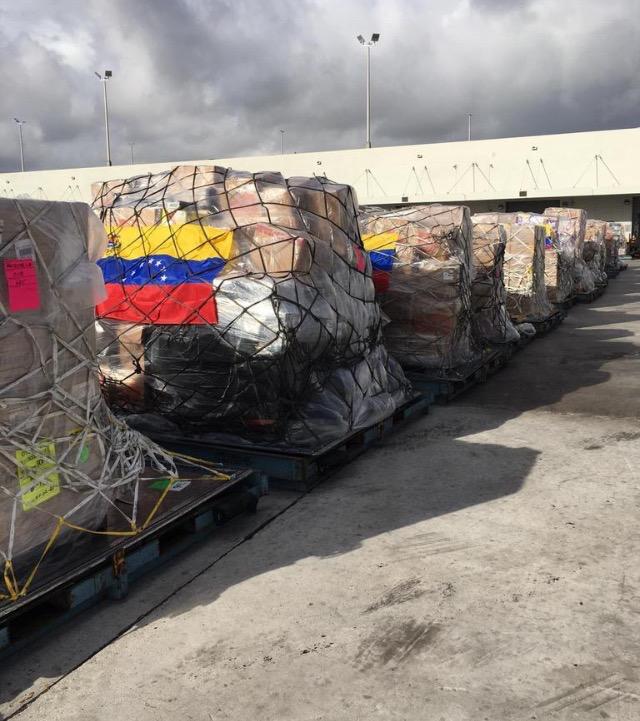 Llega a Curazao cargamento de ayuda humanitaria enviada desde Miami para Venezuela