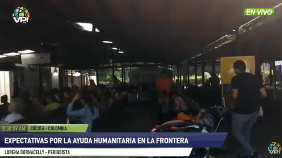 Detalles sobre la espera de la ayuda humanitaria desde Cucutá