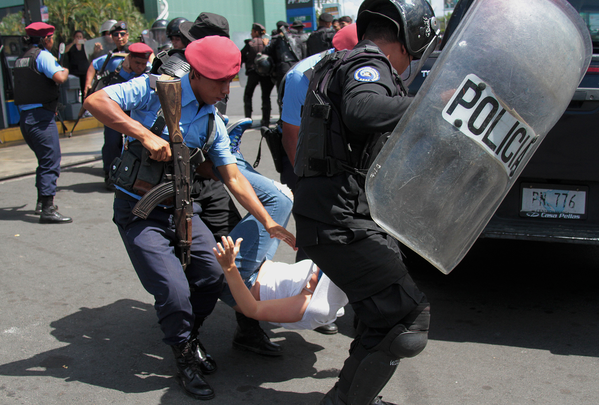 Un muerto y dos heridos tras confuso incidente de la policía de Nicaragua, vinculado a protestas