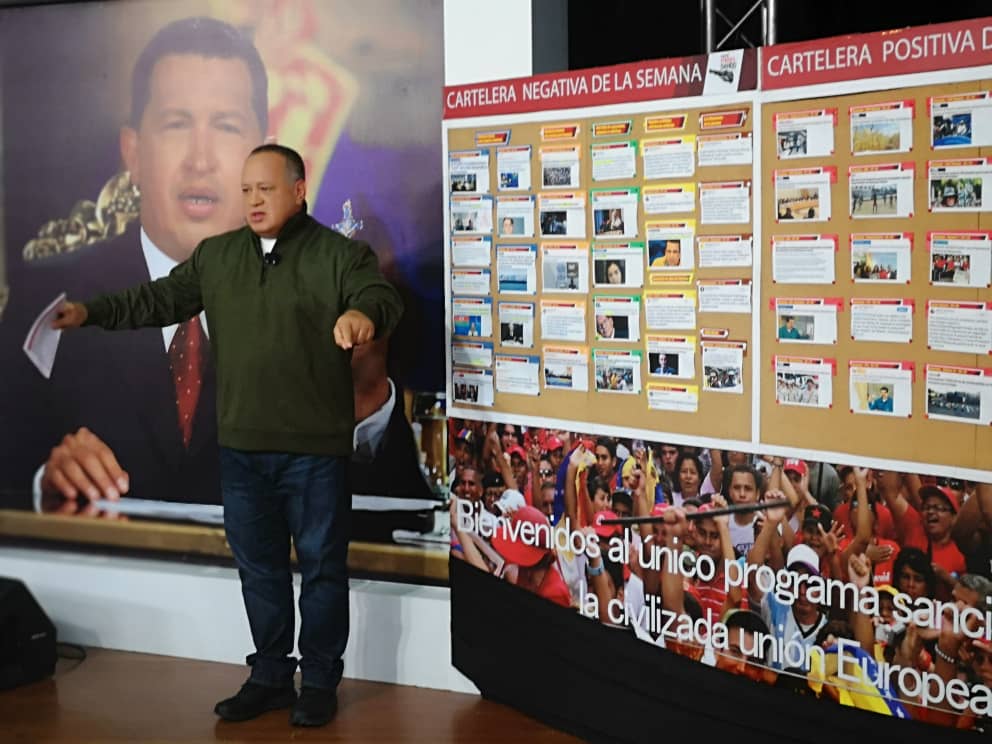 Diosdado vuelve a arremeter contra La Patilla y demás medios venezolanos