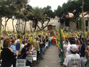 Este domingo realizaron la bendición de las palmas en Chacao (Fotos) #14Abr