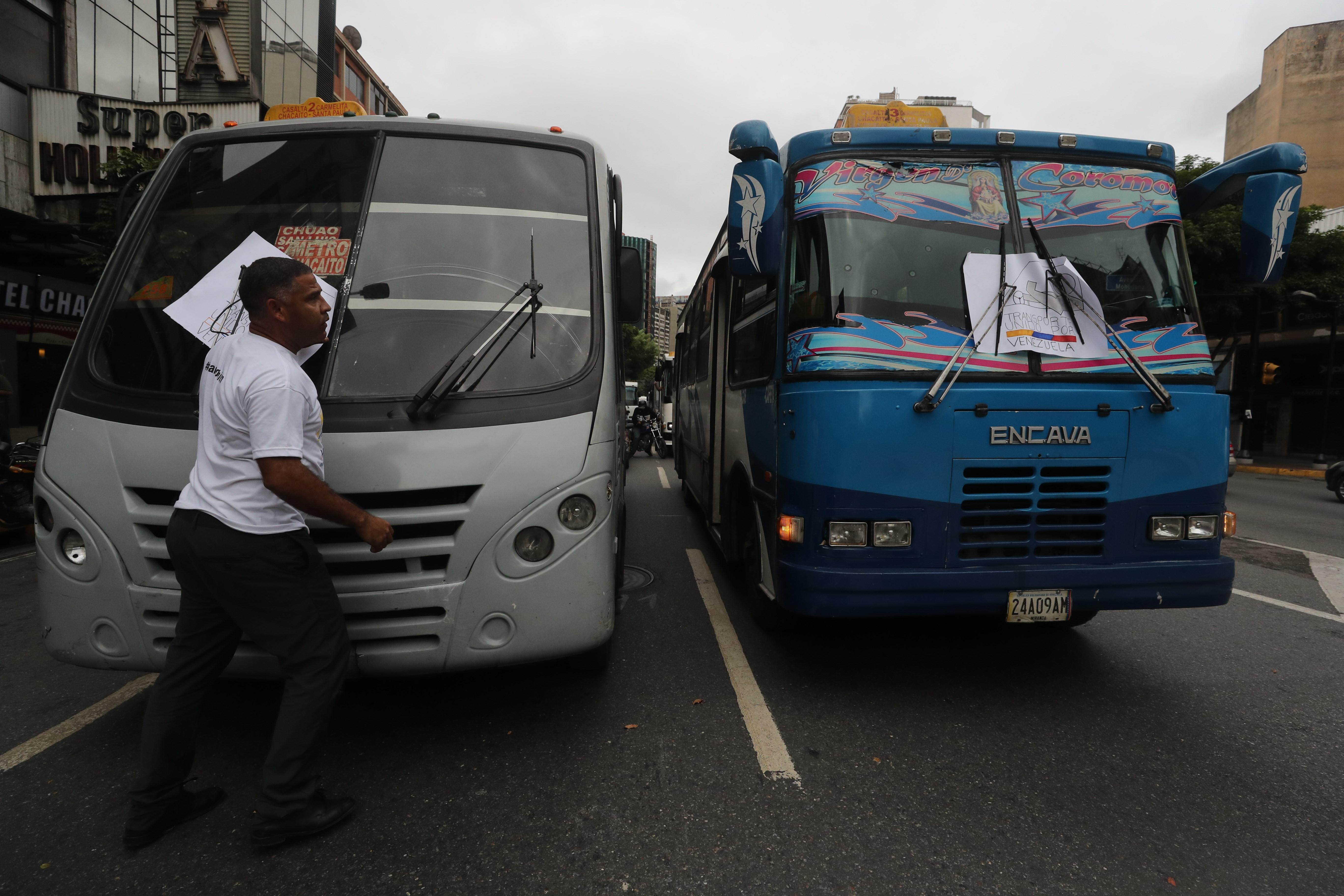 Transporte público se paralizó en Aragua