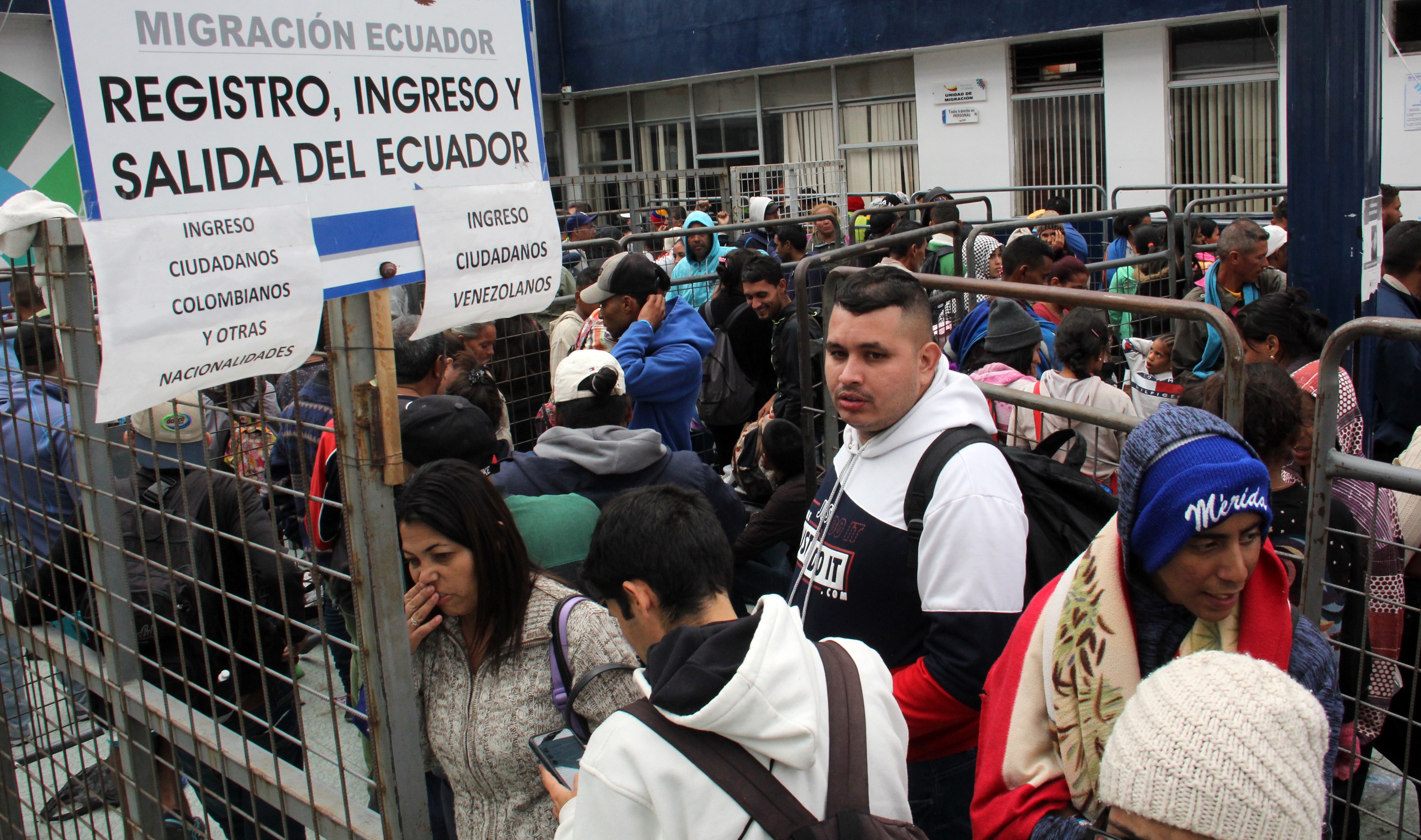 Más de 11.000 venezolanos cruzaron la frontera hacia Ecuador este fin de semana