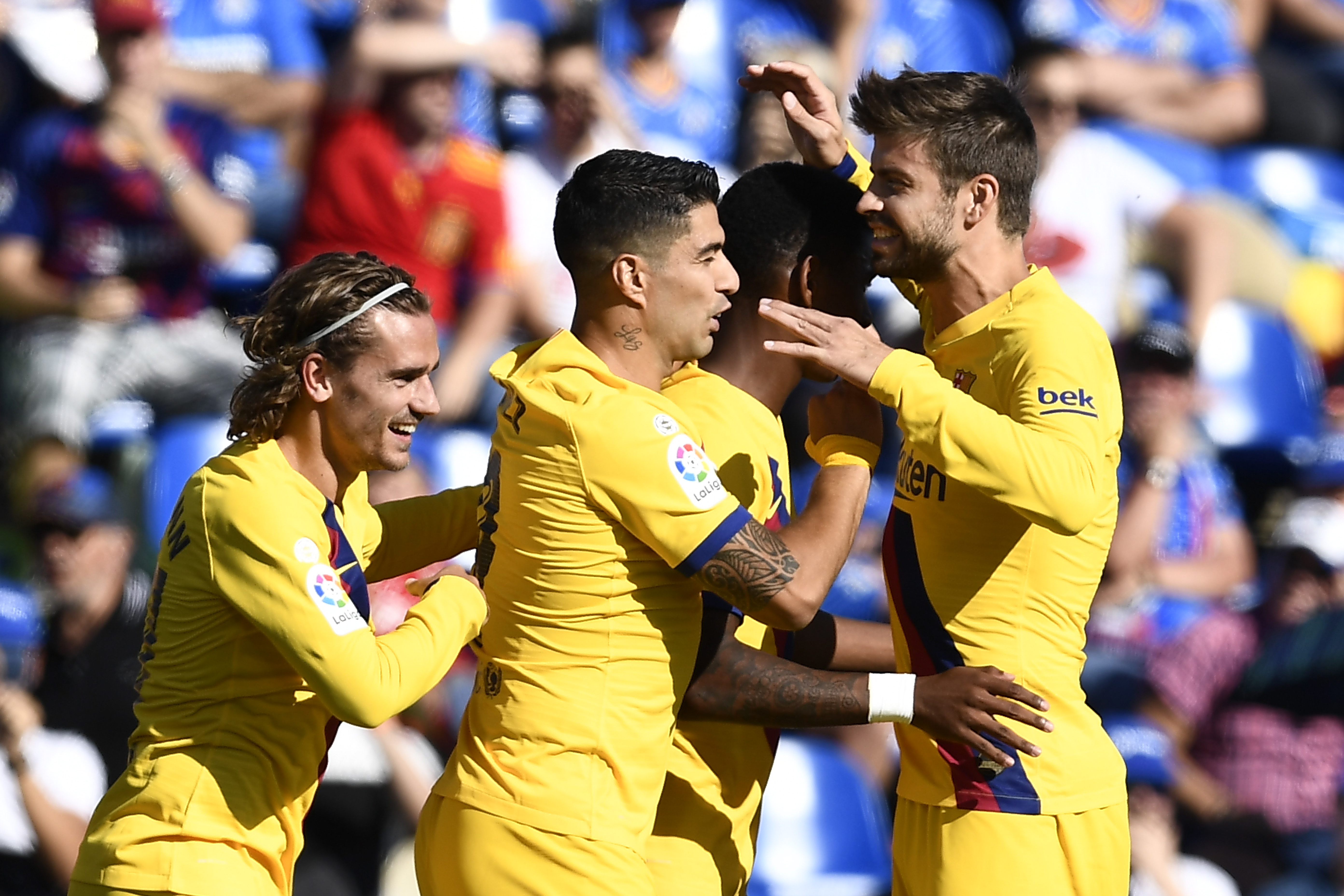 Sin deslumbrar, el Barcelona le gana al Getafe y rompe la mala racha de visitante