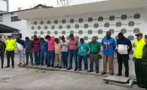 Policía de Colombia capturó a 200 miembros de bandas criminales y la guerrilla en Nariño