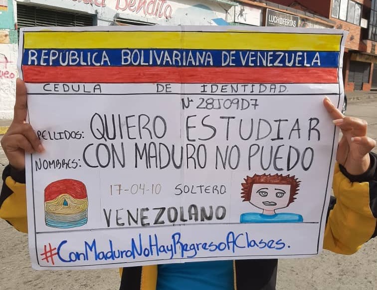 Hecho en “revolución”: Quiero estudiar, pero con Maduro no puedo
