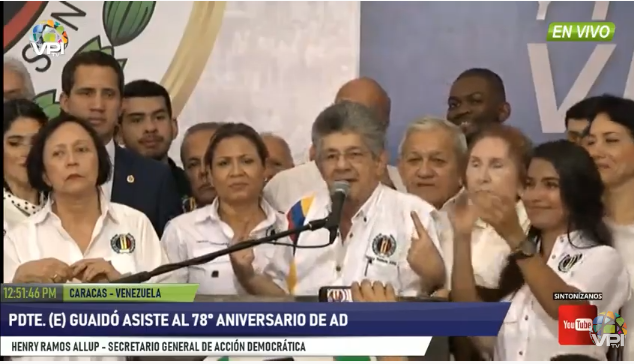 Ramos Allup: Hay que darle un voto de confianza a Guaidó para salir democráticamente de esta situación