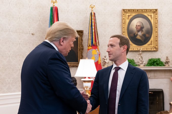 Mark Zuckerberg anunció que extendió bloqueo de Facebook e Instagram a Trump por al menos dos semanas