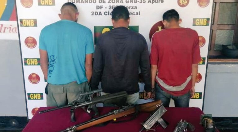 GNB desmanteló grupo estructurado de delincuencia organizada en Apure