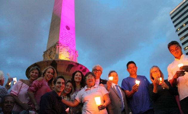 Senosalud encenderá de rosado el Obelisco de la Plaza Francia por 12° año consecutivo